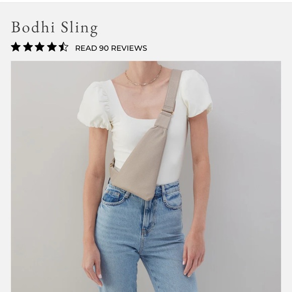 HOBO Bodhi Cream Crossbody Bag. NEW WITH TAGS. NEVER USED. - Picture 2 of 8